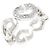 Cartier C Heart 1P Diamond Band Ring Golden