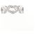 Cartier C Heart 1P Diamond Band Ring Golden - Ansicht 2