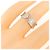 Anello Cartier C2 Small D'oro - vista 4