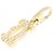 Charm Cartier 2C in oro giallo D'oro - vista 3