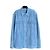 Miu Miu Camisa de denim con cuello de encaje desmontable Azul - vista 2