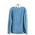 Miu Miu Camisa de denim con cuello de encaje desmontable Azul - vista 5