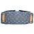 Louis Vuitton Borsa Baggy PM Denim Monogram Blu Monogramma - vista 10