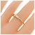 Autre Marque Tiffany Rock Ring in 18K Roségold - Ansicht 4