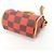 Louis Vuitton Damier Pop Handbag Pouch Mini Speedy Roja Damier ebene - vista 2