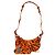 Balenciaga Le Cagole Giant Studs Printed Leather XS Arancione