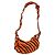 Balenciaga Le Cagole Giant Studs Printed Leather XS Arancione - vista 2
