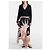 Vestido Asimétrico Emilio Pucci de Seda y Viscosa con Estampado Castaño Negro Rosa - vista 2