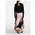 Vestido Asimétrico Emilio Pucci de Seda y Viscosa con Estampado Castaño Negro Rosa - vista 9