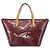 Louis Vuitton Bellevue Monogram Vernis PM Burdeos - vista 2