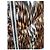 Autre Marque Chaqueta de Plumón Angelo Marani Estampado Leopardo con Piel de Zorro Castaño Blanco Estampado de leopardo - vista 5