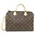 Borsa Boston Louis Vuitton Monogram Speedy Bandoulière Marrone