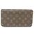 Pochette Félicie Borsa a tracolla Louis Vuitton Monogram Pochette Felicie Marrone - vista 2