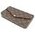 Pochette Félicie Borsa a tracolla Louis Vuitton Monogram Pochette Felicie Marrone - vista 3