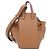 Loewe Hammock Mini Schultertasche mit Kordzug Braun