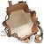 Loewe Hammock Mini Schultertasche mit Kordzug Braun - Ansicht 8