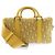 Borsa a mano Christian Dior Dior LINGO 26 Oblique Giallo - vista 3