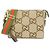 Gucci GG Canvas Schultertasche Braun Kamel