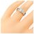 Anello Cartier Love in platino - vista 4