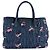 Borsa a mano/Borsa a tracolla Miu Miu in denim Rosa Blu navy