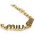 Collana in metallo dorato Miu Miu D'oro