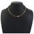 Collana in metallo dorato Miu Miu D'oro - vista 11