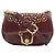 Borsa a tracolla in pelle Miu Miu Marrone D'oro