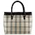 Borsa Burberry in nylon, tela e pelle Marrone Beige