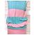 American Retro Vestido Cancán a Rayas Rosa y Azul - vista 18