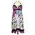 Autre Marque Anatopik Vestido Odalisque de Algodón Castaño Negro Rosa Blanco Azul Gris Púrpura