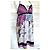Autre Marque Anatopik Vestido Odalisque de Algodón Castaño Negro Rosa Blanco Azul Gris Púrpura - vista 8