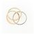 Anello Cartier Trinity in oro bianco oro giallo e oro rosa - vista 3