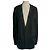 Cardigã longo Chanel Uniform em jersey Preto