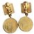 Givenchy Boucles d'oreilles clips G Cube et perle Noir Bijouterie dorée - vue 3