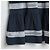 Abito Lungo Erdem Magdalene in Cotone Blu Navy a Pois Bianco - vista 4