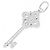 Autre Marque Mini Pendente a Chiave Tiffany Victoria