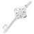 Autre Marque Mini Pendente a Chiave Tiffany Victoria - vista 2