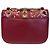 Bolsa de ombro Valentino em Bordeaux - vista 2