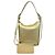 Borsa a tracolla in pelle North-South Balenciaga Giallo
