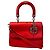 Borsa in pelle Christian Dior Be Rosso