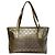Bolso Tote de piel con estampado GG Gucci Dorado - vista 2