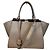 Fendi Trois Jours Lederhandtasche Beige