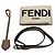 Fendi Trois Jours Lederhandtasche Beige - Ansicht 5