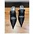 Prada Slingback Pumps aus schwarzem Satin - Ansicht 7