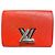 Twist Cartera bi-fold Louis Vuitton de piel Epi Roja