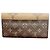 Sarah Portafoglio Lungo Louis Vuitton Monogram Giant Reverse Marrone - vista 2