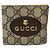 Cartera GG Supreme Billfold Gucci Castaño Beige