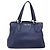 Borsa Miu Miu Vittero Dino Leather Blue Gold Auth 204405 D'oro - vista 13