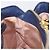 Borsa Miu Miu Vittero Dino Leather Blue Gold Auth 204405 D'oro - vista 20