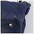 Borsa Miu Miu Vittero Dino Leather Blue Gold Auth 204405 D'oro - vista 8